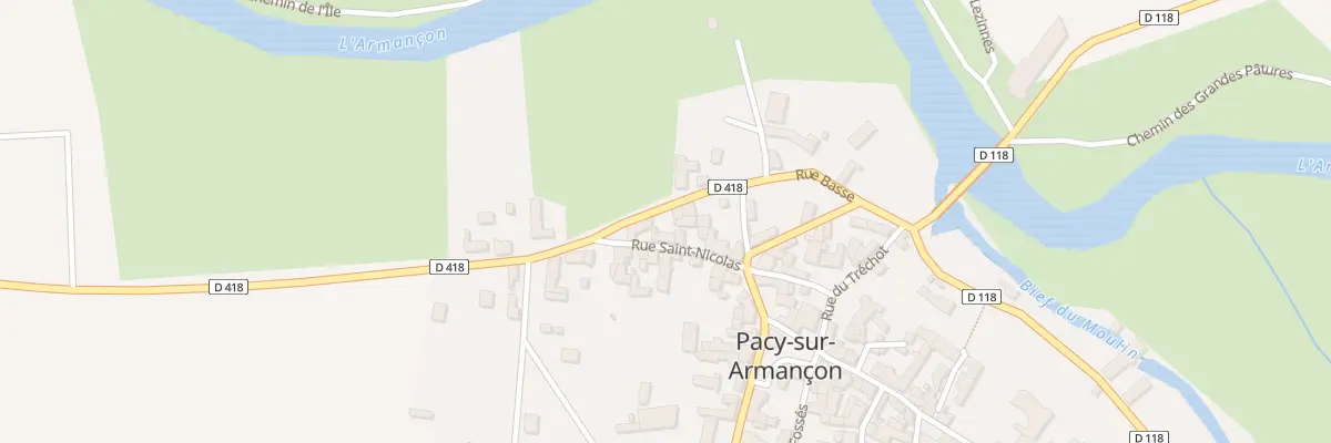 Plan du 6 Rue St Nicolas à Pacy-sur-Armançon