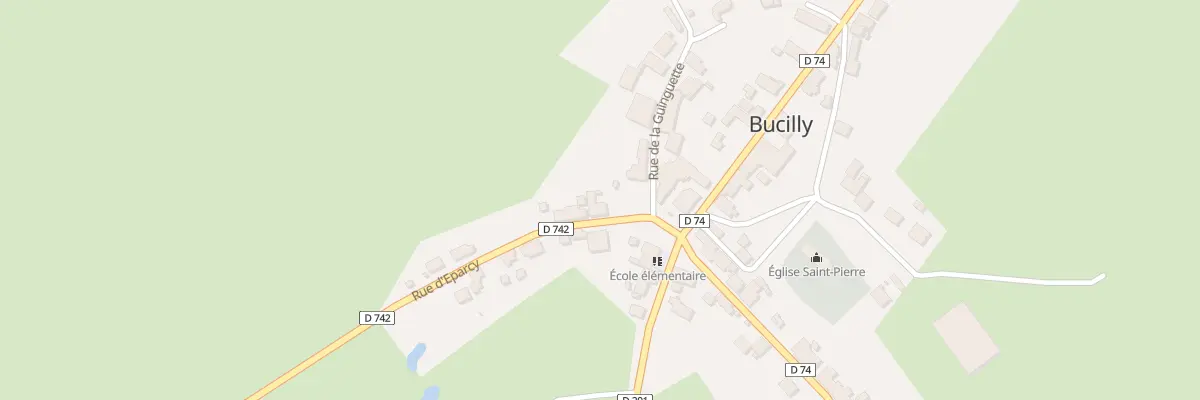 Plan du 2 Rue d’Eparcy à Bucilly