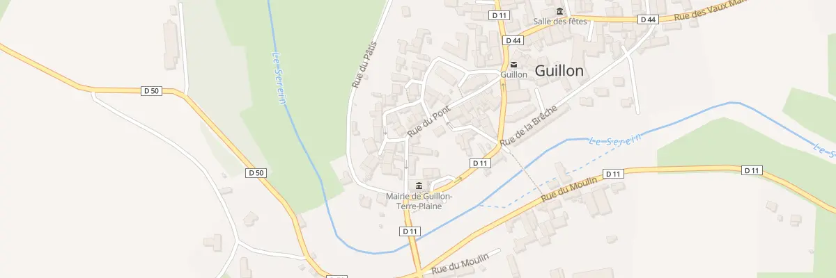 Plan du 21 Rue du Pont à Guillon-Terre-Plaine
