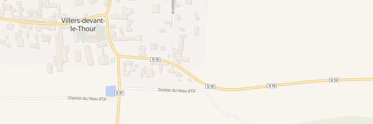 Plan du 5051 Le Village à Villers-devant-le-Thour