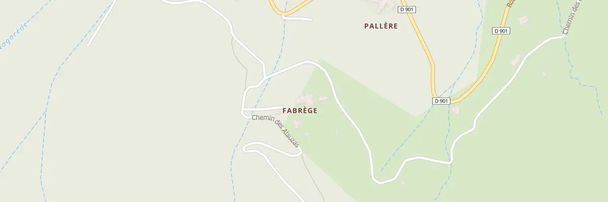 Plan du 304 Dra de Fabrèges à Gravières