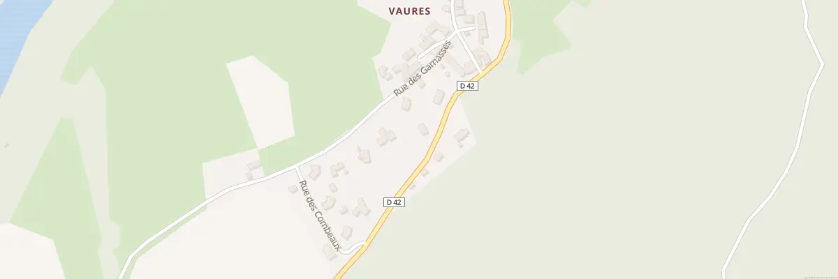 Plan du 962 Rte de Beaux à Beauzac