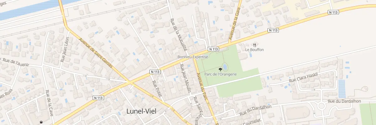 Plan du 9 Av du Parc à Lunel-Viel