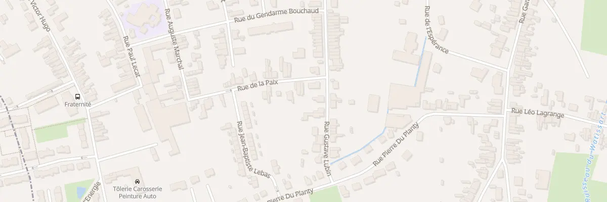 Plan du 171 Rue de la Paix à Jeumont