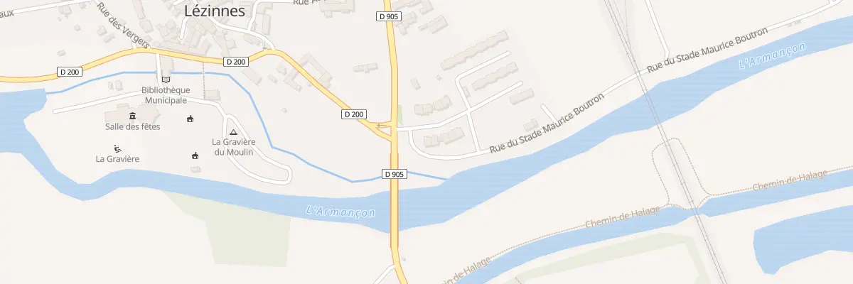 Plan du 1 Rue des Jonquilles à Lézinnes