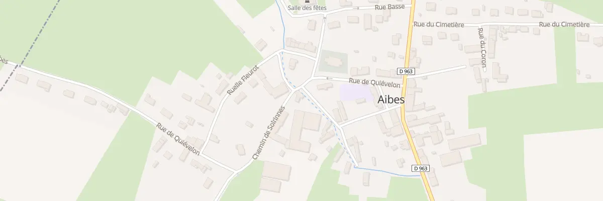 Plan du 5 Rue de Quiévelon à Aibes