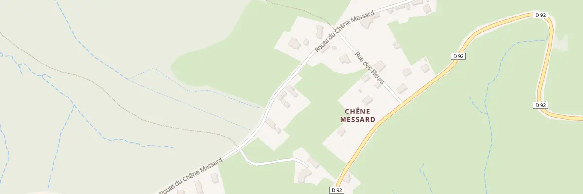 Plan du 340 Rte du Chene Messard à Chassy
