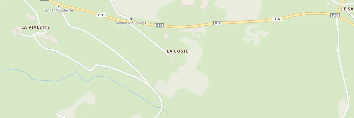 Plan du 5062 La Coste à Moudeyres