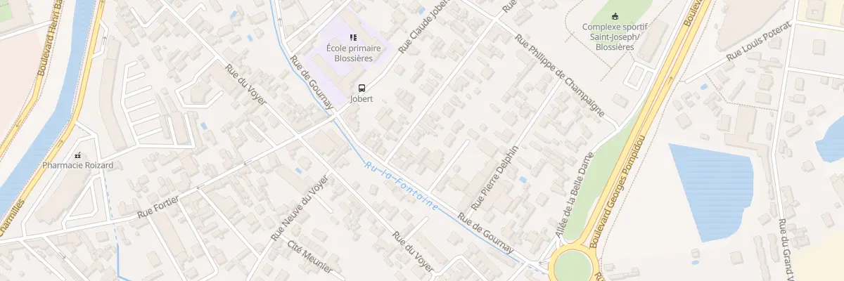 Plan du 6 Rue de la Lune à Troyes