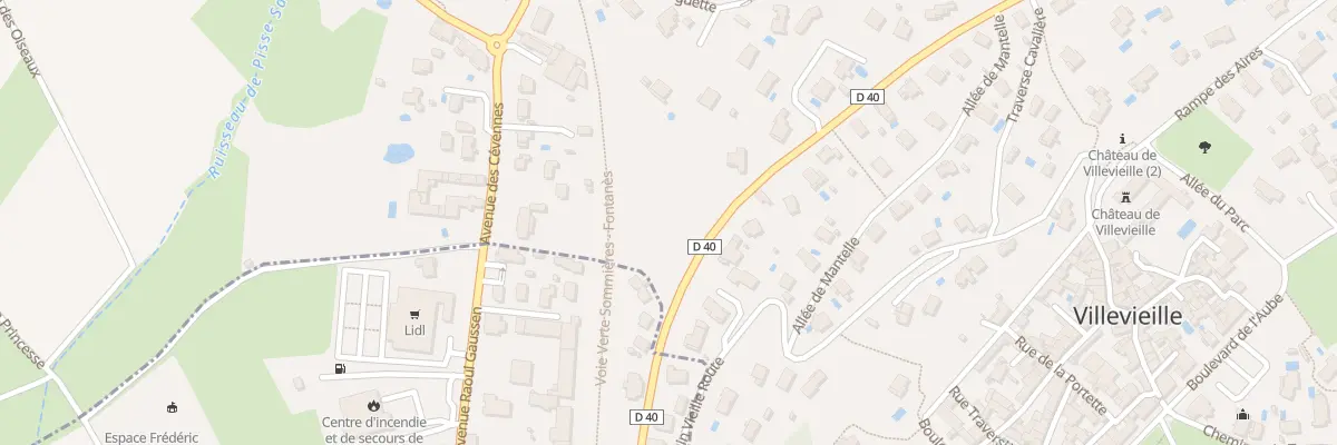 Plan du 5062 Av du Mas de Guiraud à Villevieille