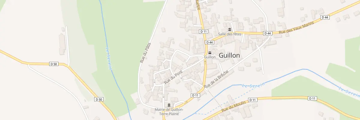 Plan du 6 Pl de l’Eglise - Guillon à Guillon-Terre-Plaine