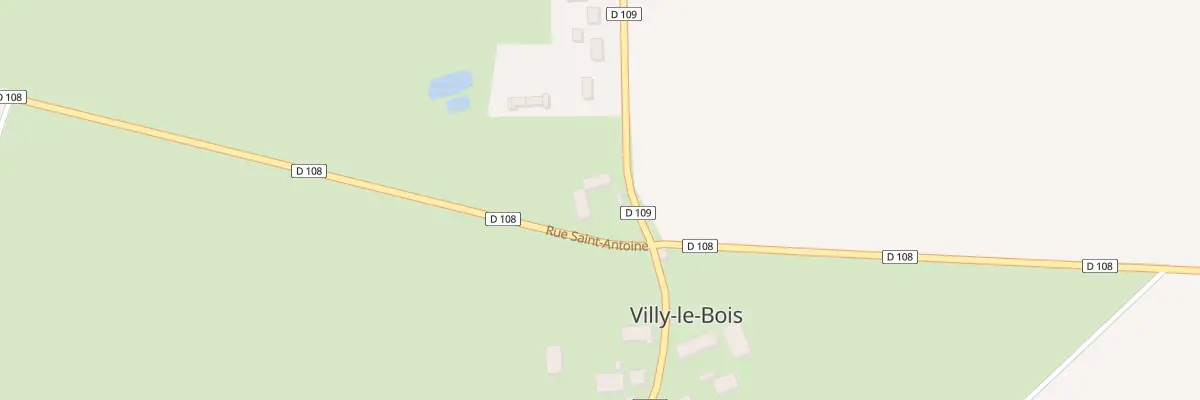 Plan du 9 La Rue de Couilly à Villy-le-Bois