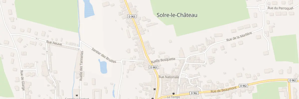 Plan du 9 Rue Leo Lagrange à Solre-le-Château