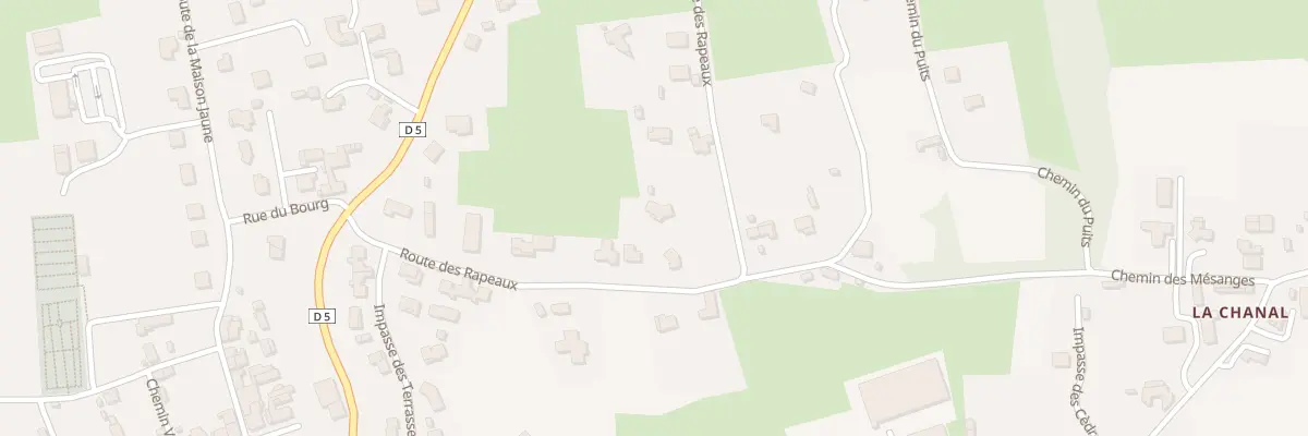 Plan du 271 Rte des Rapeaux à Saint-Étienne-le-Molard