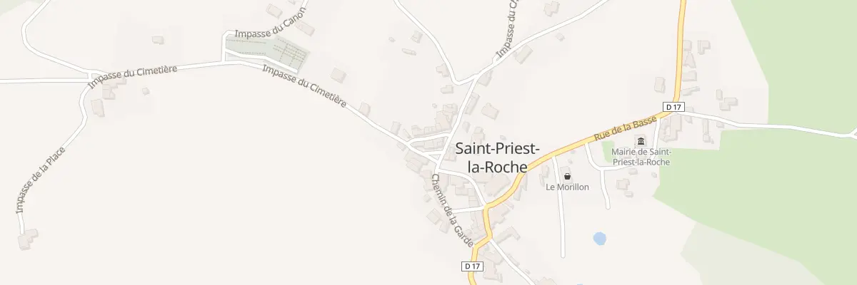 Plan du 40 Pl de Verdun à Saint-Priest-la-Roche