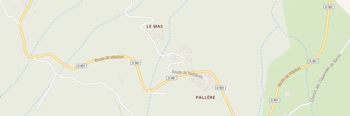 Plan du 1442 Rte de Pailhères à Gravières