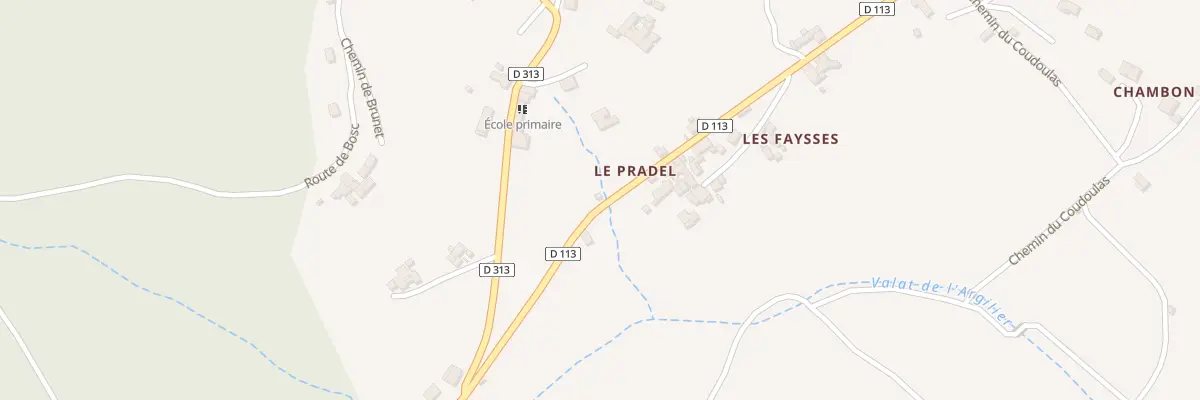 Plan du 2369 Rte du Pont de Gravières à Gravières