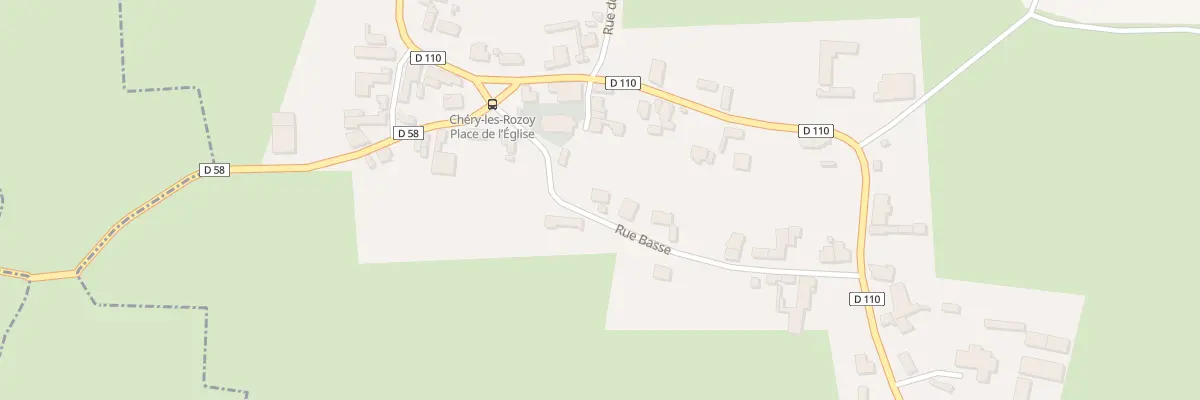 Plan du 1 Rue Basse à Chéry-lès-Rozoy