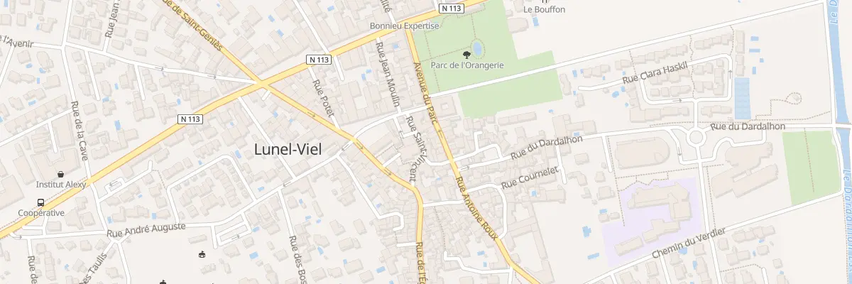 Plan du 39 Rue Saint Vincent à Lunel-Viel