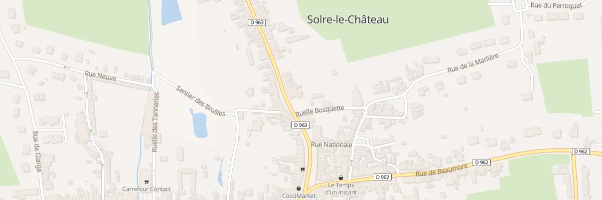 Plan du 7 Rue Leo Lagrange à Solre-le-Château