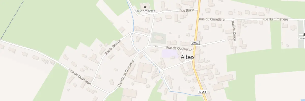 Plan du 3 Rue de Quiévelon à Aibes