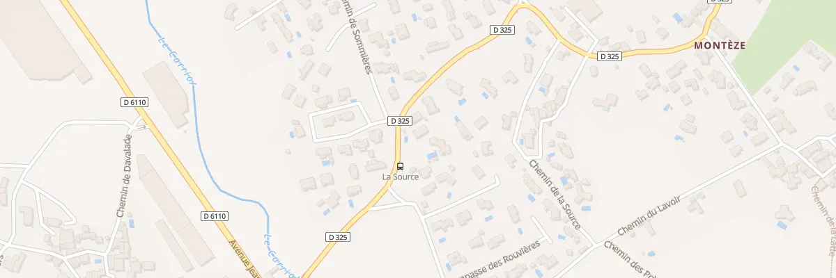 Plan du 4805 Rte de Montèze à Saint-Christol-lez-Alès