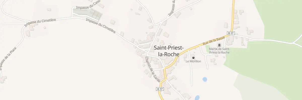 Plan du 5 Pl de Verdun à Saint-Priest-la-Roche