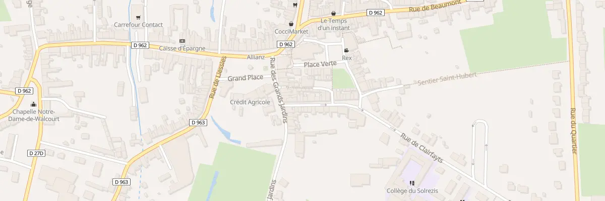 Plan du 6 Rue de Clairfayts à Solre-le-Château