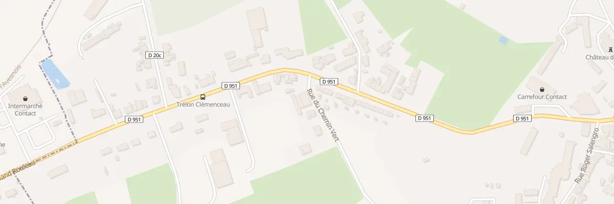 Plan du 37C Rue Georges Clémenceau à Trélon