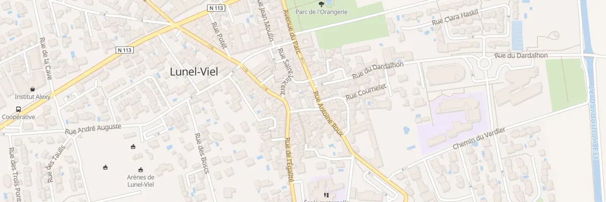 Plan du 16 Rue de la Paix à Lunel-Viel
