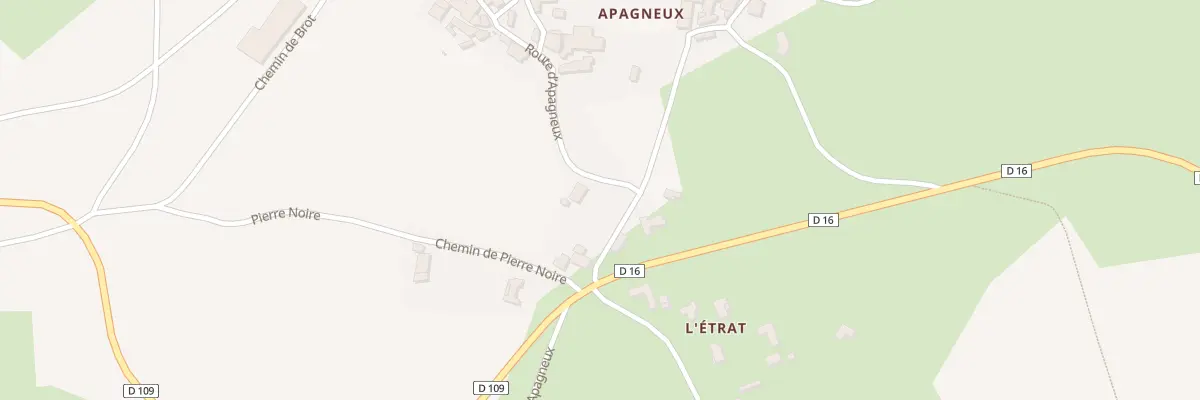 Plan du 77 Rte d’Apagneux à Chenereilles