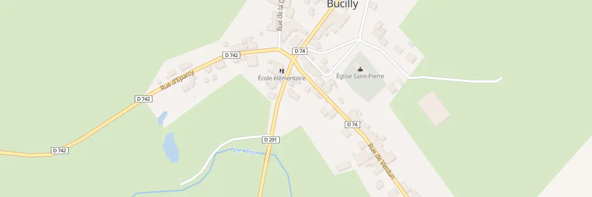 Plan du 1 Rue du Chêne Bourdon à Bucilly