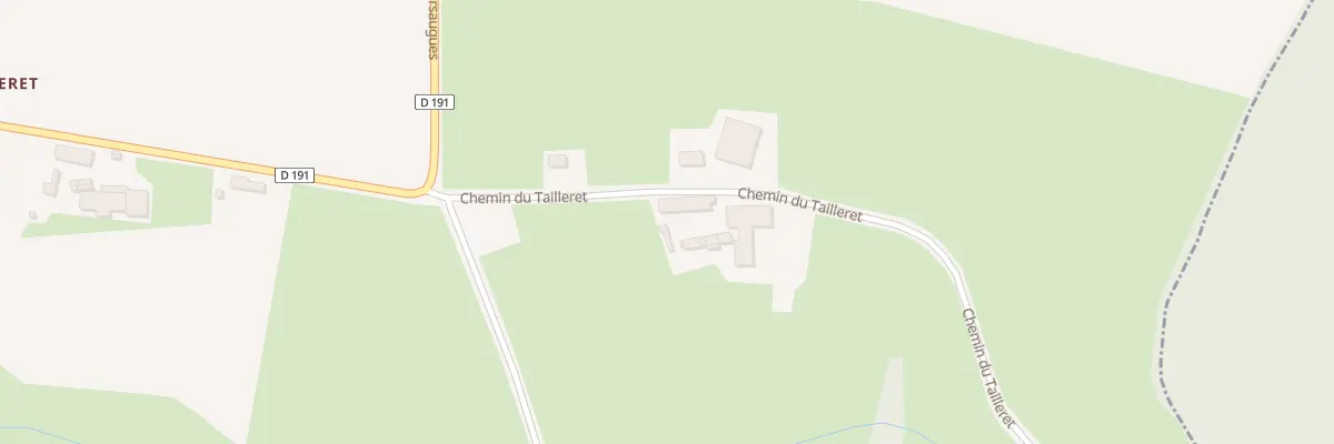 Plan du 166 Che du Tailleret à Saint-Yan