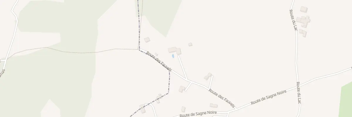 Plan du 234 Rte des Fauvels à Saint-Nizier-de-Fornas