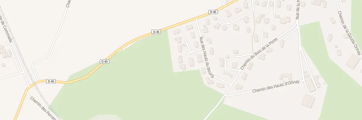 Plan du 57 Rue des Hauts du Bourg à Parigny
