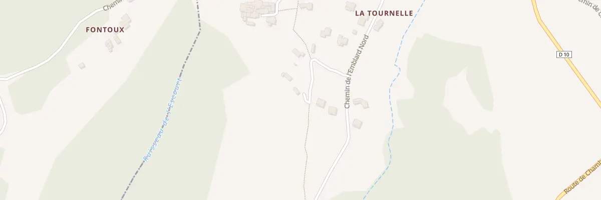 Plan du 126 Imp de Bas Luminiere aux Salelles