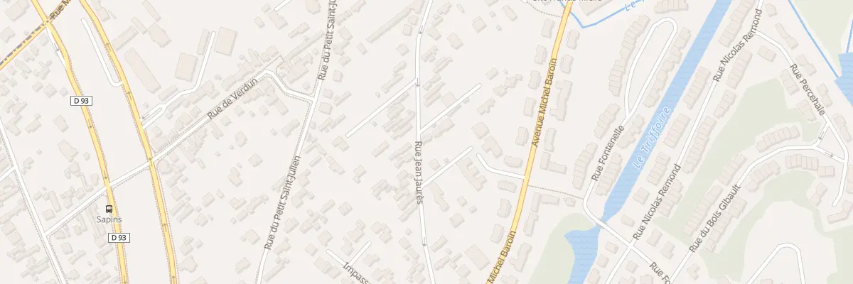 Plan du 22 Rue Jean Jaurès à Saint-Julien-les-Villas