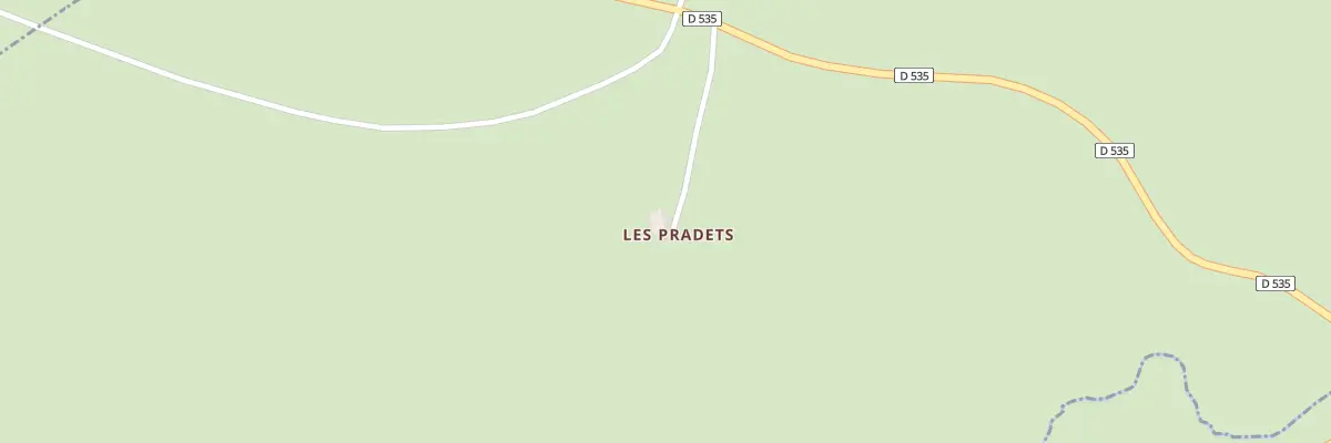 Plan du 5105 Les Pradets à Freycenet-la-Cuche