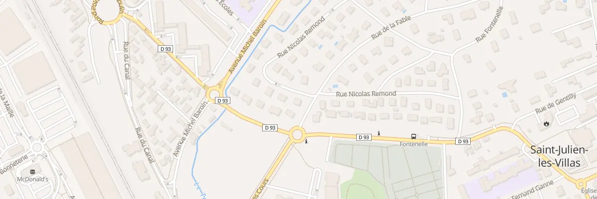 Plan du 3 Rue de la Fable à Saint-Julien-les-Villas