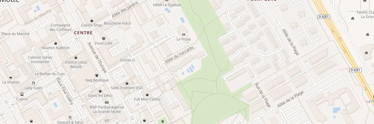 Plan du 228 All du Vaccarès à La Grande-Motte