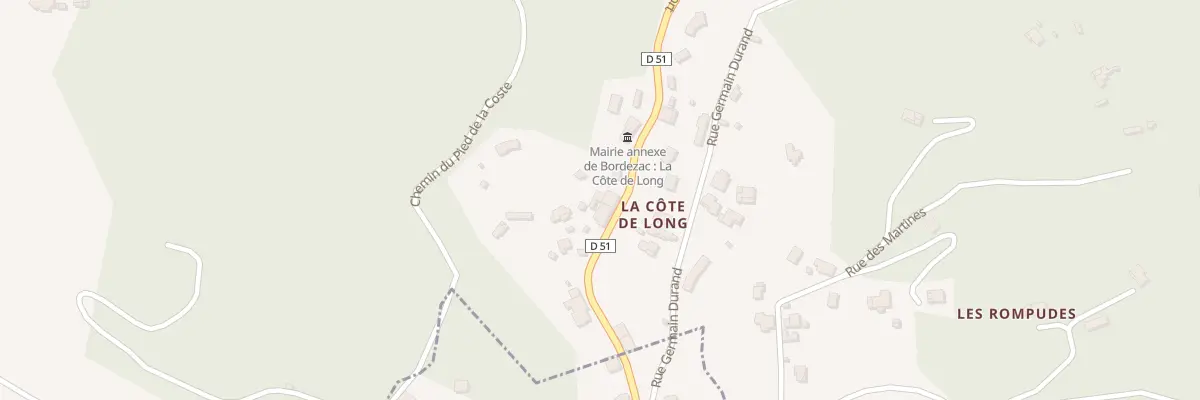 Plan du 177 Rte de Villefort à Bordezac