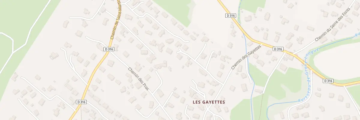 Plan du 170A Che des Gayettes à Saint-Julien-les-Rosiers