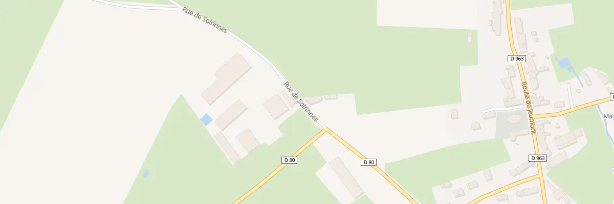 Plan du 22 Rue de Solrinnes à Bérelles