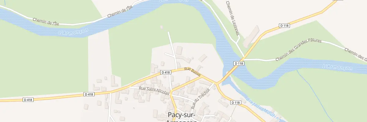 Plan du 2 Rue Basse à Pacy-sur-Armançon