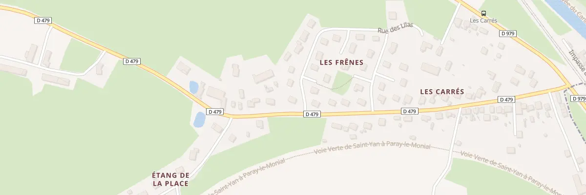 Plan du 62 Lot le Hameau des Frenes à Vitry-en-Charollais
