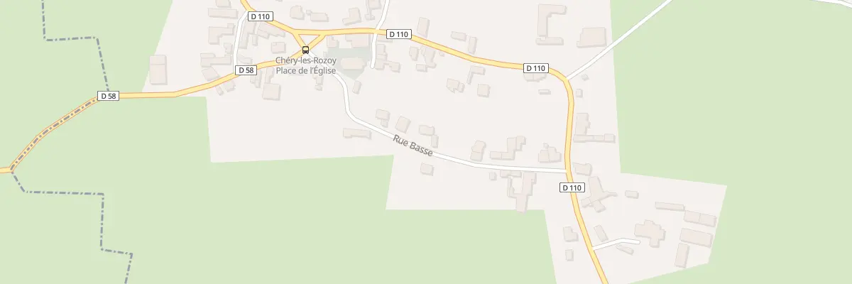 Plan du 3 Rue Basse à Chéry-lès-Rozoy