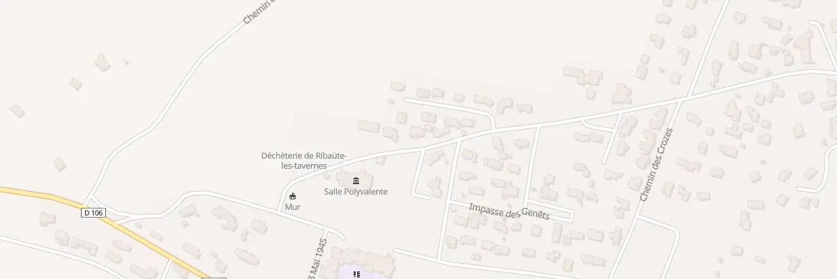 Plan du 417 Che Jean Cavalier à Ribaute-les-Tavernes