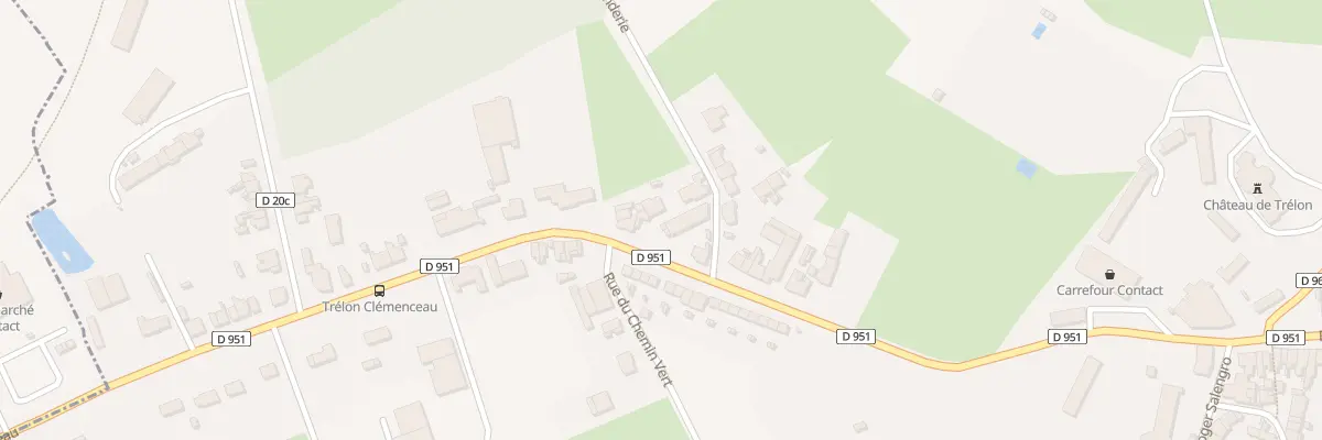 Plan du 34 Rue Georges Clémenceau à Trélon