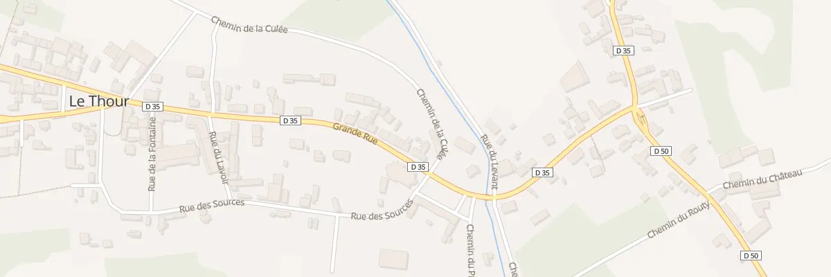 Plan du 5045 Le Thour Haut au Thour