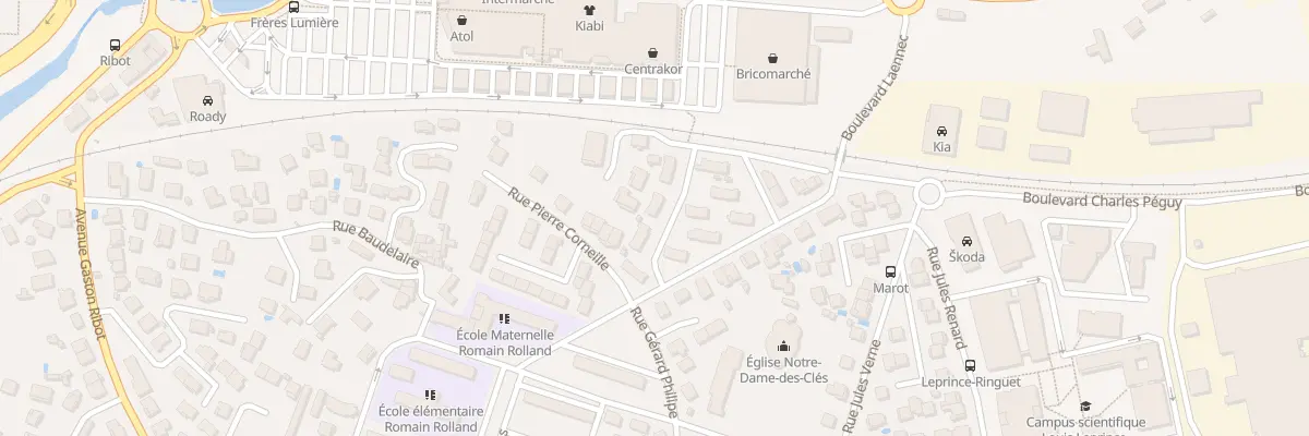 Plan du 9 Rue Theophile Gauthier à Alès